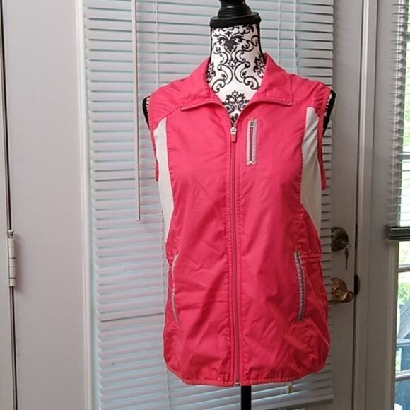 Danskin Now Jackets & Blazers - Danskin Now M Coral Sleeveless Jacket